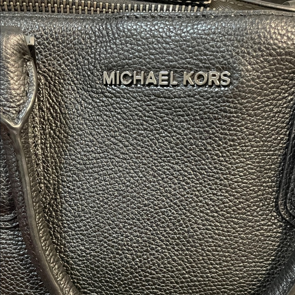 Michael Kors Black Pebbled Leather Purse - Picture 2 of 6